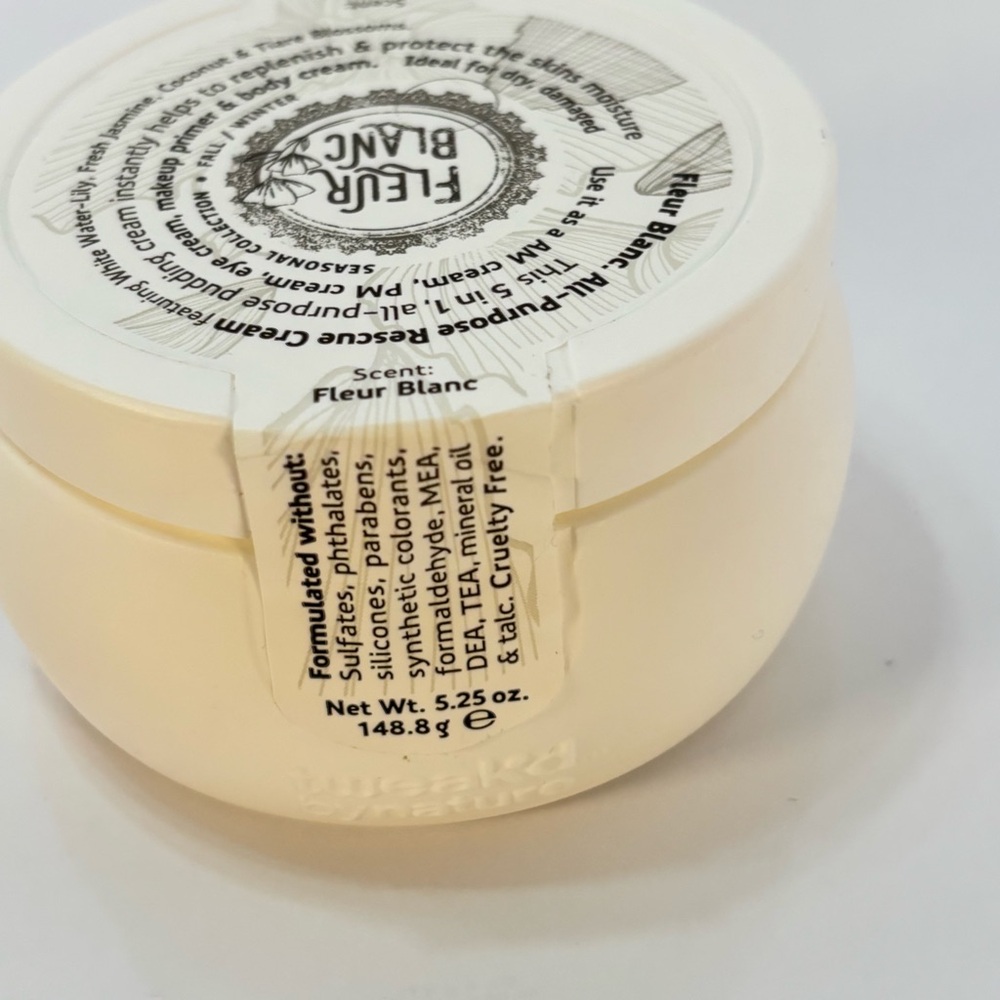 TWEAK’D BY NATURE-Fleur Blanc  Scented 5 in 1 All-Purpose Rescue Cream - Picture 2 of 8
